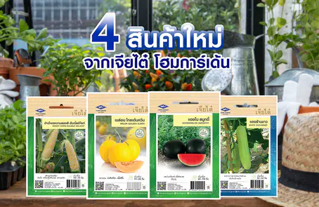 เจียไต๋ โฮมการ์เด้น ส่ง 4 สินค้าใหม่สู่ตลาด